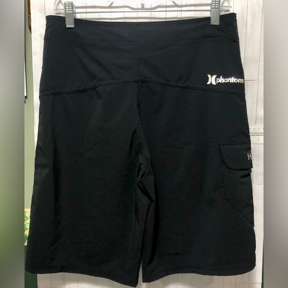 🎯Hurley Black Silver Phantom One & Only Board Shorts - Picture 12 of 16